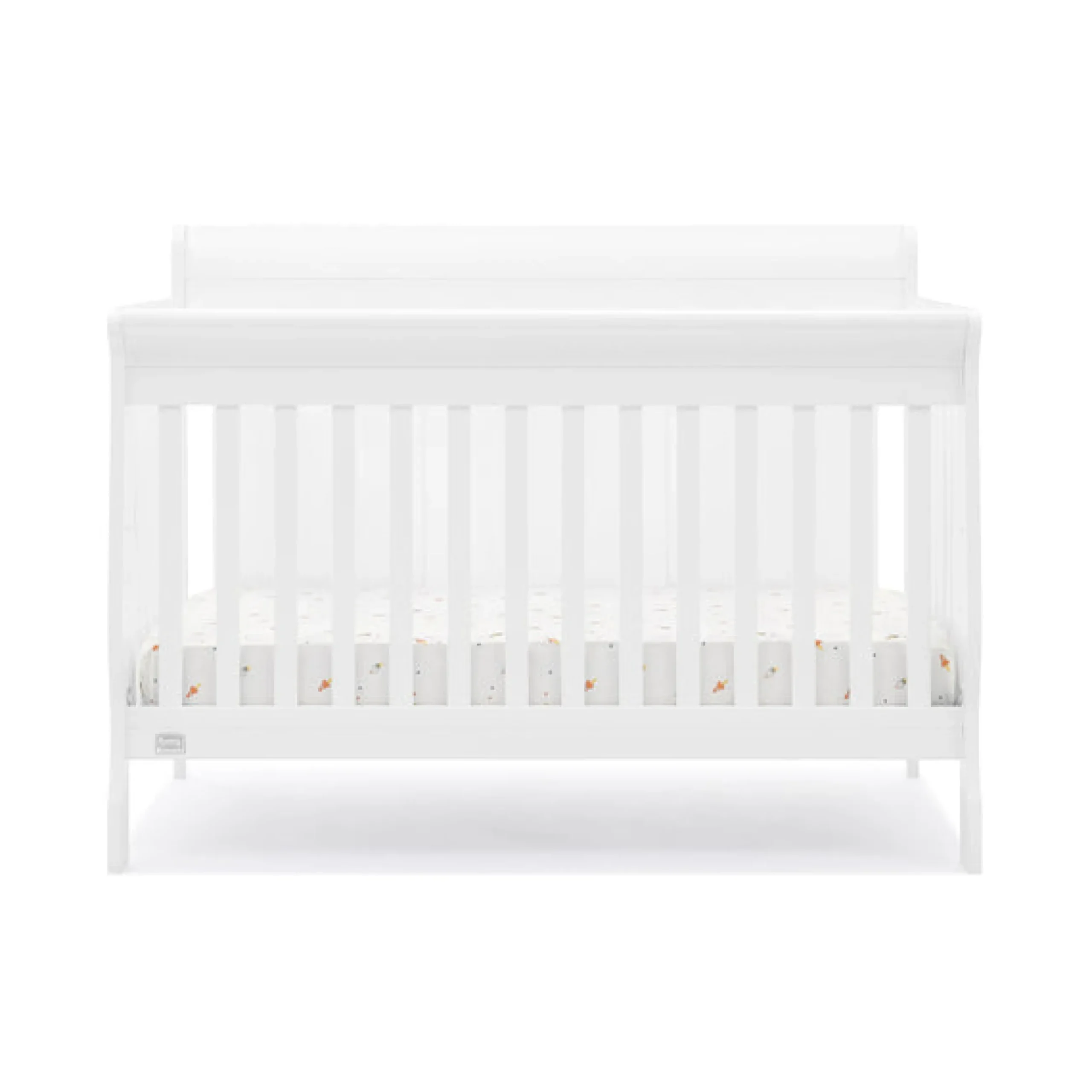 Baby Cribs*Simmons Kids Carter 6-in-1 Convertible Crib Bianca White (130)