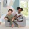 Kids’ Chairs|Play Couches*Delta Children Cozee Flip-Out Sherpa 2-in-1 Convertible Sofa to Lounger for Kids