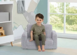 Kids’ Chairs*Delta Children Cozee Flip-Out Sherpa 2-in-1 Convertible Chair to Lounger for Kids