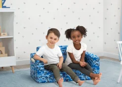 Kids’ Chairs|Play Couches*Delta Children Cozee Flip-Out Sofa - 2-in-1 Convertible Sofa to Lounger for Kids