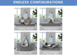 Kids’ Chairs|Playhouses*Delta Children Cozee Play Couch & 4-Piece Lounger