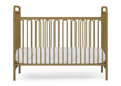 Baby Cribs*Delta Children Darcy 4-in-1 Convertible Metal Crib Melted Bronze (1362)