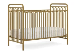 Baby Cribs*Delta Children Darcy 4-in-1 Convertible Metal Crib Melted Bronze (1362)