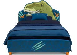 Twin Beds*Delta Children Dinosaur Upholstered Twin Bed