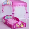 Toddler Beds*Delta Children Disney Princess Plastic Sleep and Play Toddler Bed with Canopy by