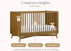 Baby Cribs*Delta Children Dylan 4-in-1 Convertible Crib Acorn (755)