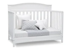 Baby Cribs*Delta Children Emery 4-in-1 Convertible Crib White (100)