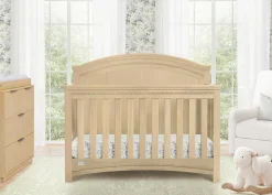 Baby Cribs*Simmons Kids Emma Crib 'N' More Natural Sandstone (1544)