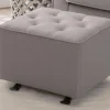 Gliders & Recliners*Delta Children Emma Diamond Tufted Nursery Gliding Ottoman