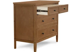 Dressers & Changing Tables|Dressers*Delta Children Epic 3 Drawer Dresser with Interlocking Drawers Chestnut (836)