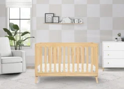Baby Cribs*Delta Children Essex 4-in-1 Convertible Crib Natural (746)