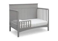 Baby Cribs*Delta Children Fancy 4-in-1 Convertible Crib Grey (026)