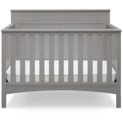 Baby Cribs*Delta Children Fancy 4-in-1 Convertible Crib Grey (026)