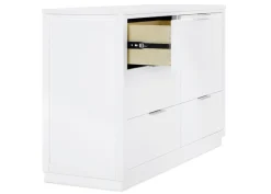 Dressers & Changing Tables|Dressers*Delta Children Forever 6 Drawer Dresser with Interlocking Drawers - Classic Collection Bianca White (130)
