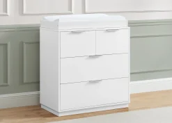 Dressers & Changing Tables|Dressers*Delta Children Forever 4 Drawer Dresser with Changing Top and Interlocking Drawers