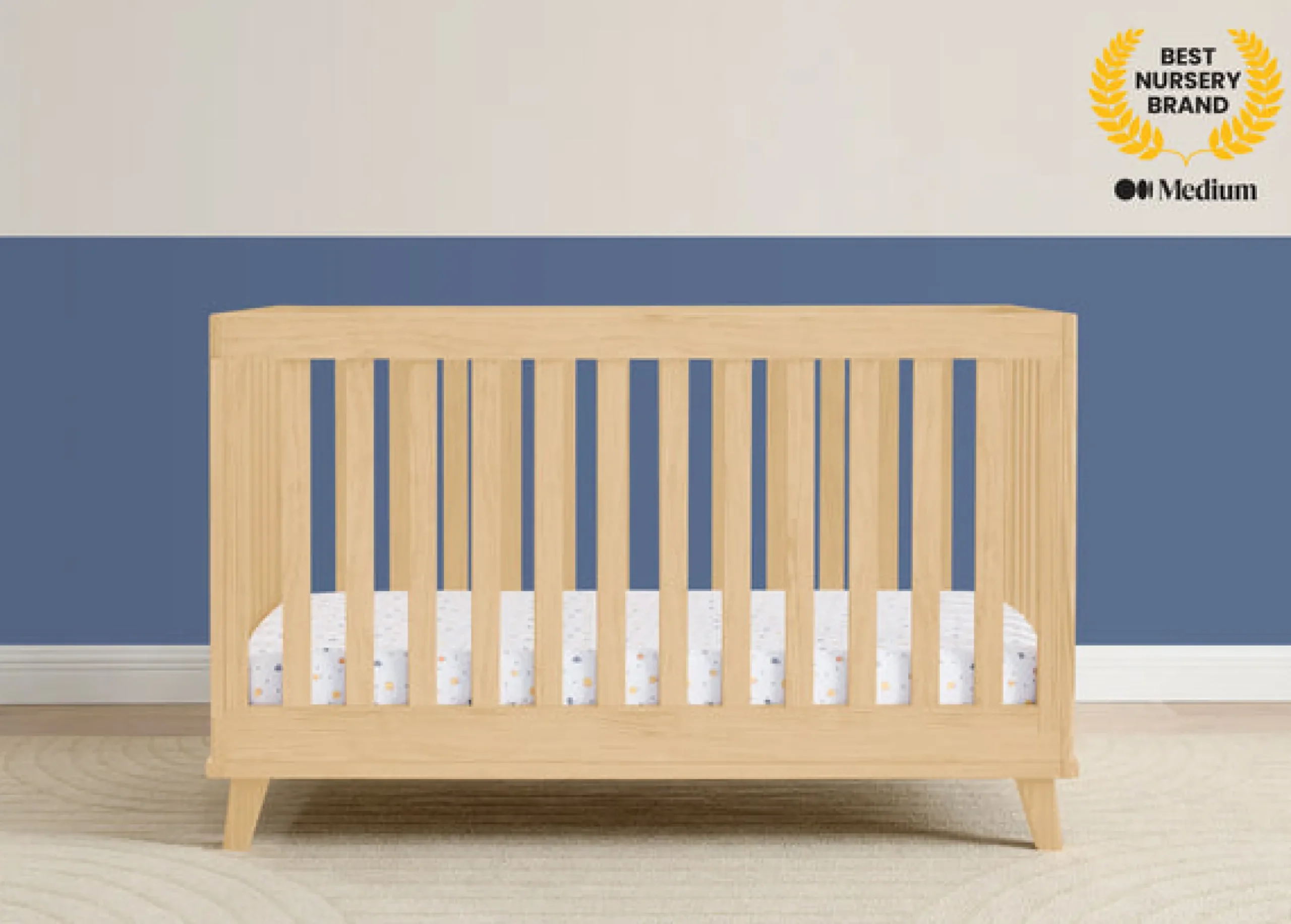 Baby Cribs*Delta Children Frankie 4-in-1 Convertible Crib Natural (746)