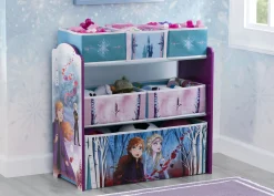 Toy Storage & Bookcases|Book & Toy Storage*Delta Children Frozen II Design and Store 6 Bin Toy Organizer