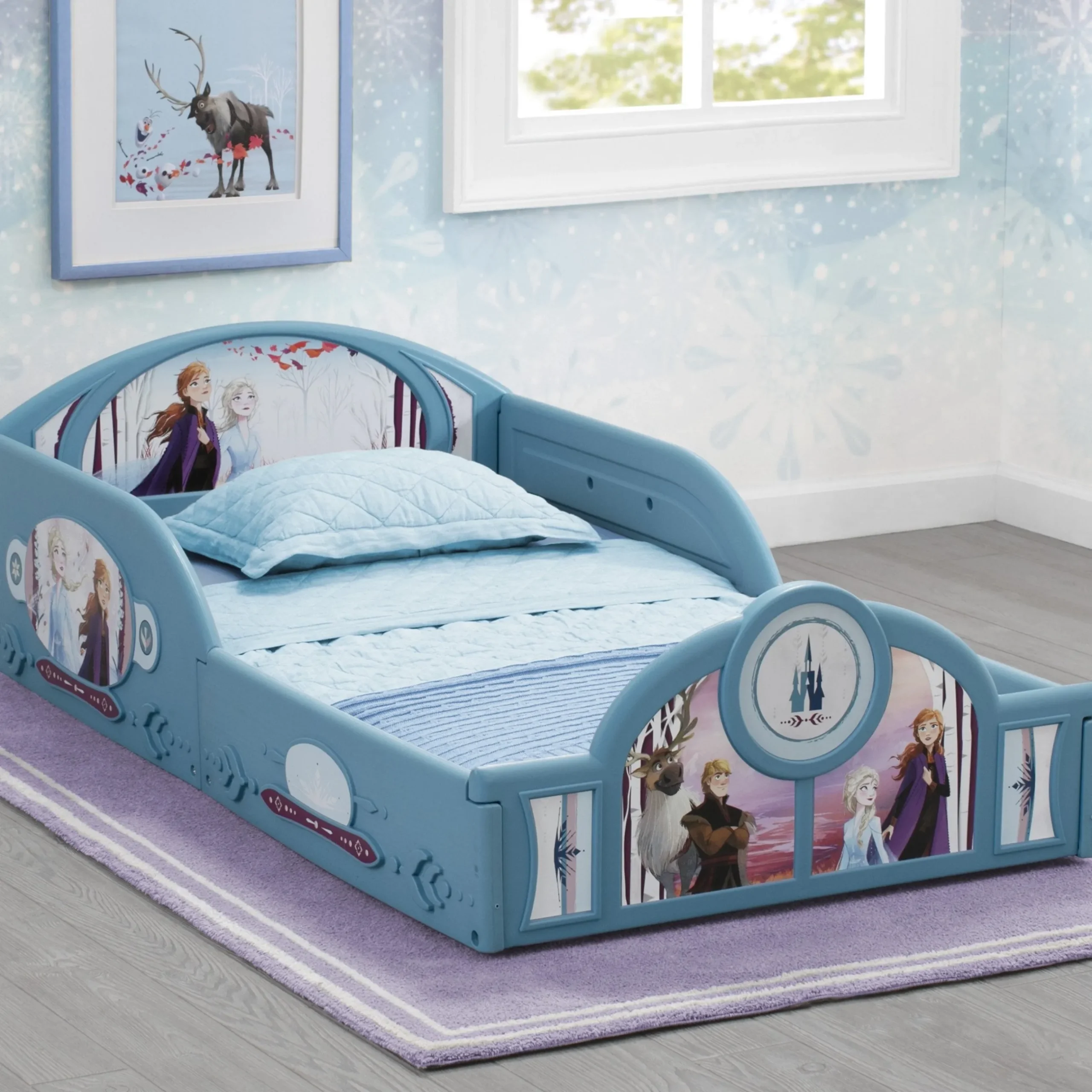 Toddler Beds*Delta Children Frozen II Plastic Sleep and Play Toddler Bed