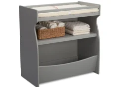 Dressers & Changing Tables|Dressers*Delta Children Gateway 2-in-1 Changing Table & Storage Unit Grey (026)