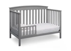 Baby Cribs*Delta Children Gateway 4-in-1 Convertible Crib Grey (026)