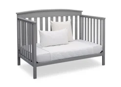 Baby Cribs*Delta Children Gateway 4-in-1 Convertible Crib Grey (026)