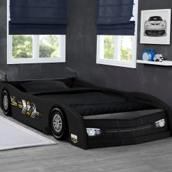 Twin Beds|Toddler Beds*Delta Children Grand Prix Race Car Toddler-to-Twin Bed