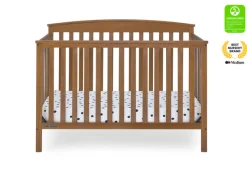 Baby Cribs*Delta Children Hanover 6-in-1 Convertible Baby Crib Chestnut (836)
