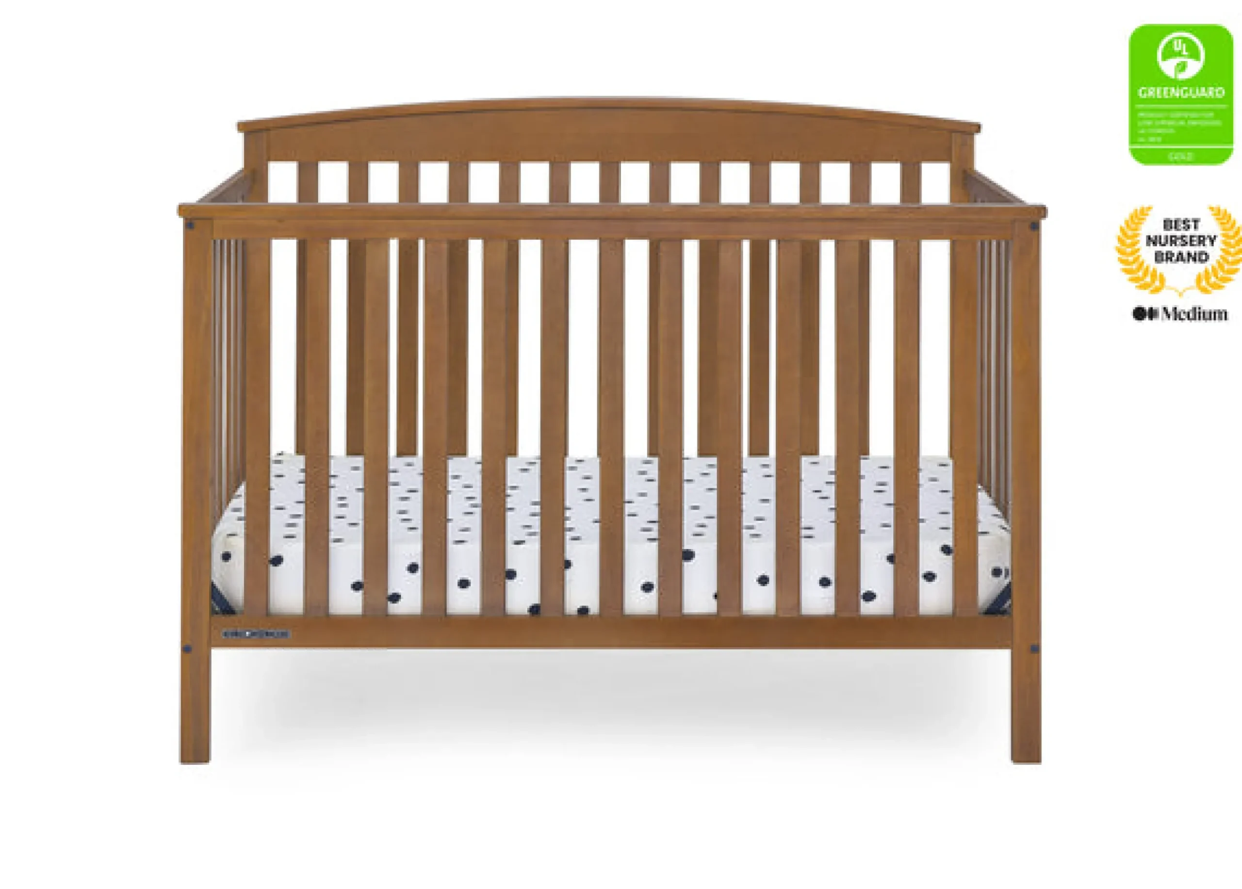 Baby Cribs*Delta Children Hanover 6-in-1 Convertible Baby Crib Chestnut (836)