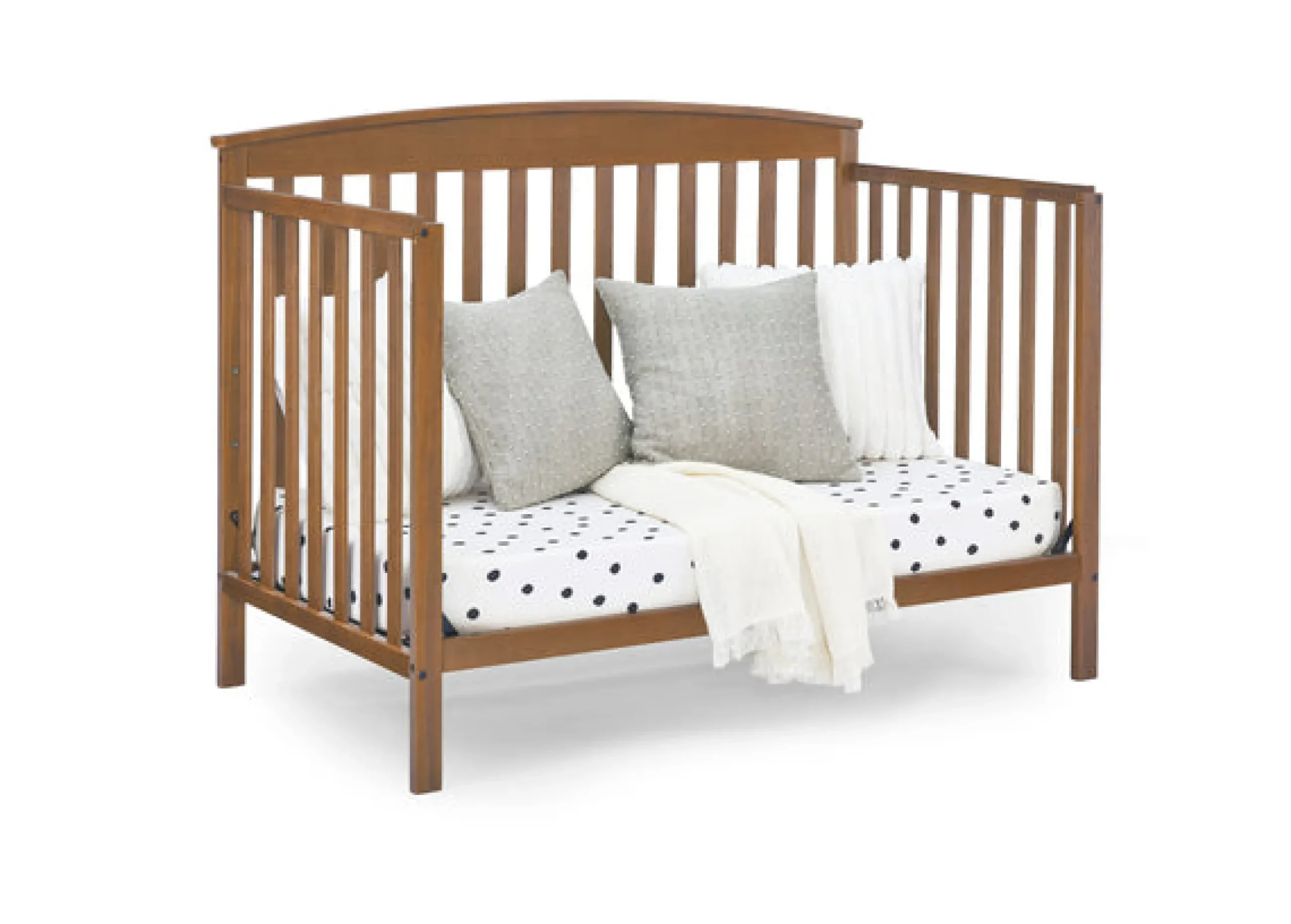 Baby Cribs*Delta Children Hanover 6-in-1 Convertible Baby Crib Chestnut (836)