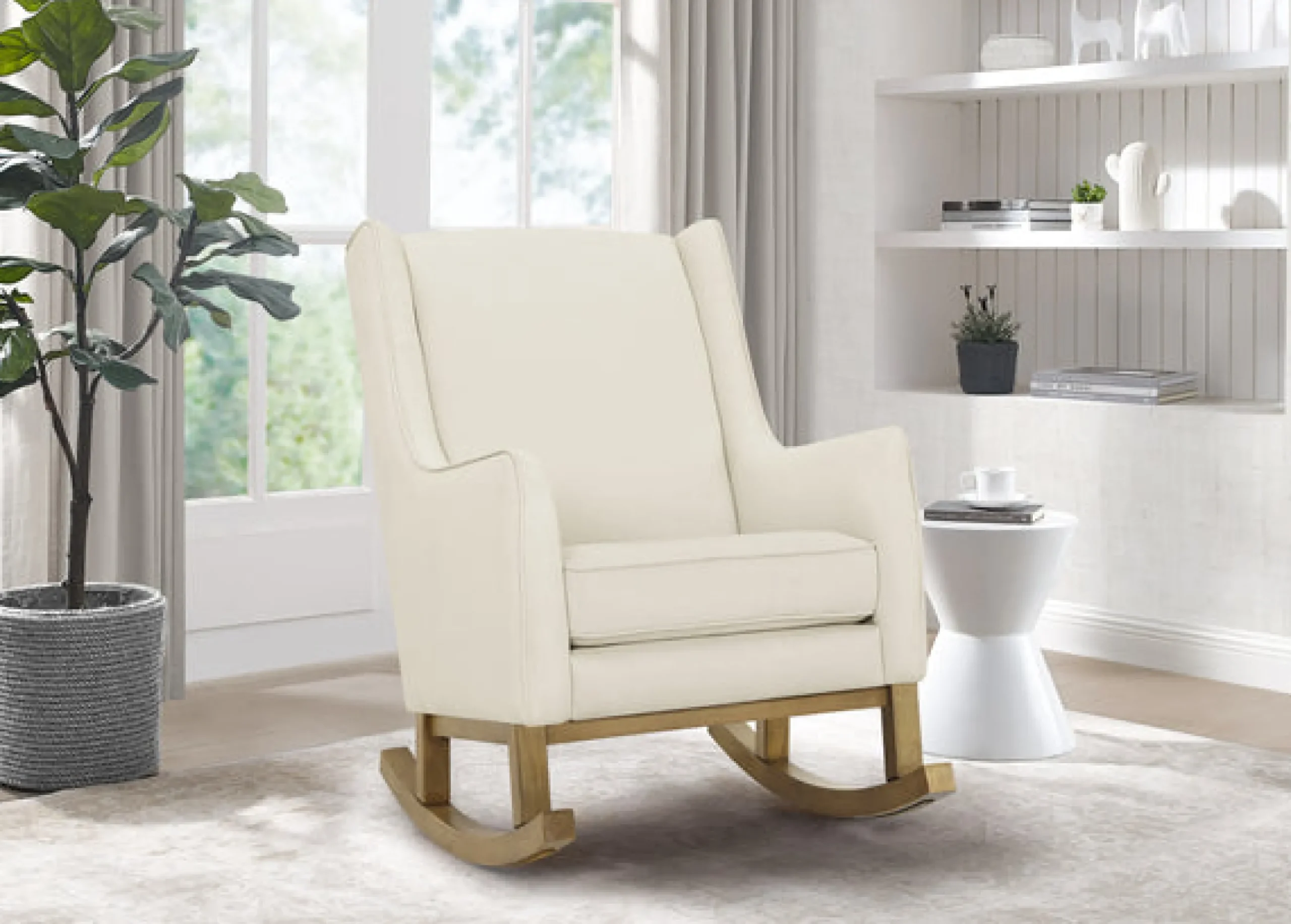 Gliders & Recliners*Delta Children Hanover Rocking Chair Cream with Acorn (764)