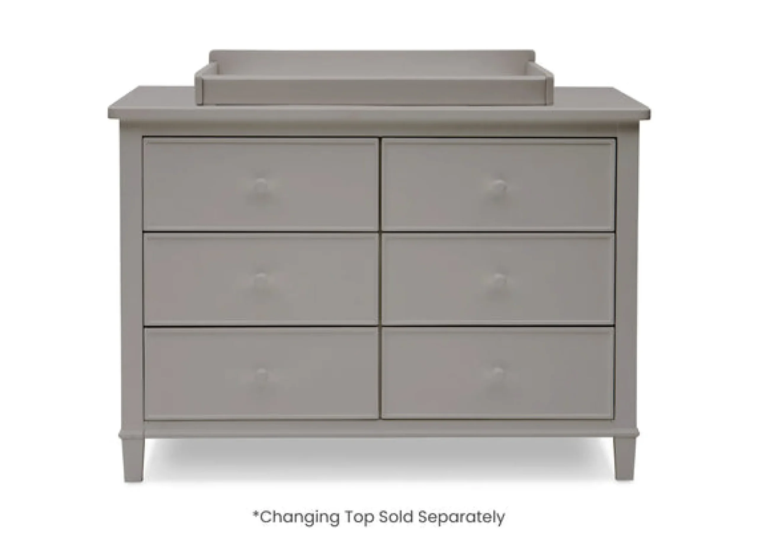 Dressers & Changing Tables|Dressers*Delta Children Haven 6 Drawer Dresser with Interlocking Drawers Grey (026)