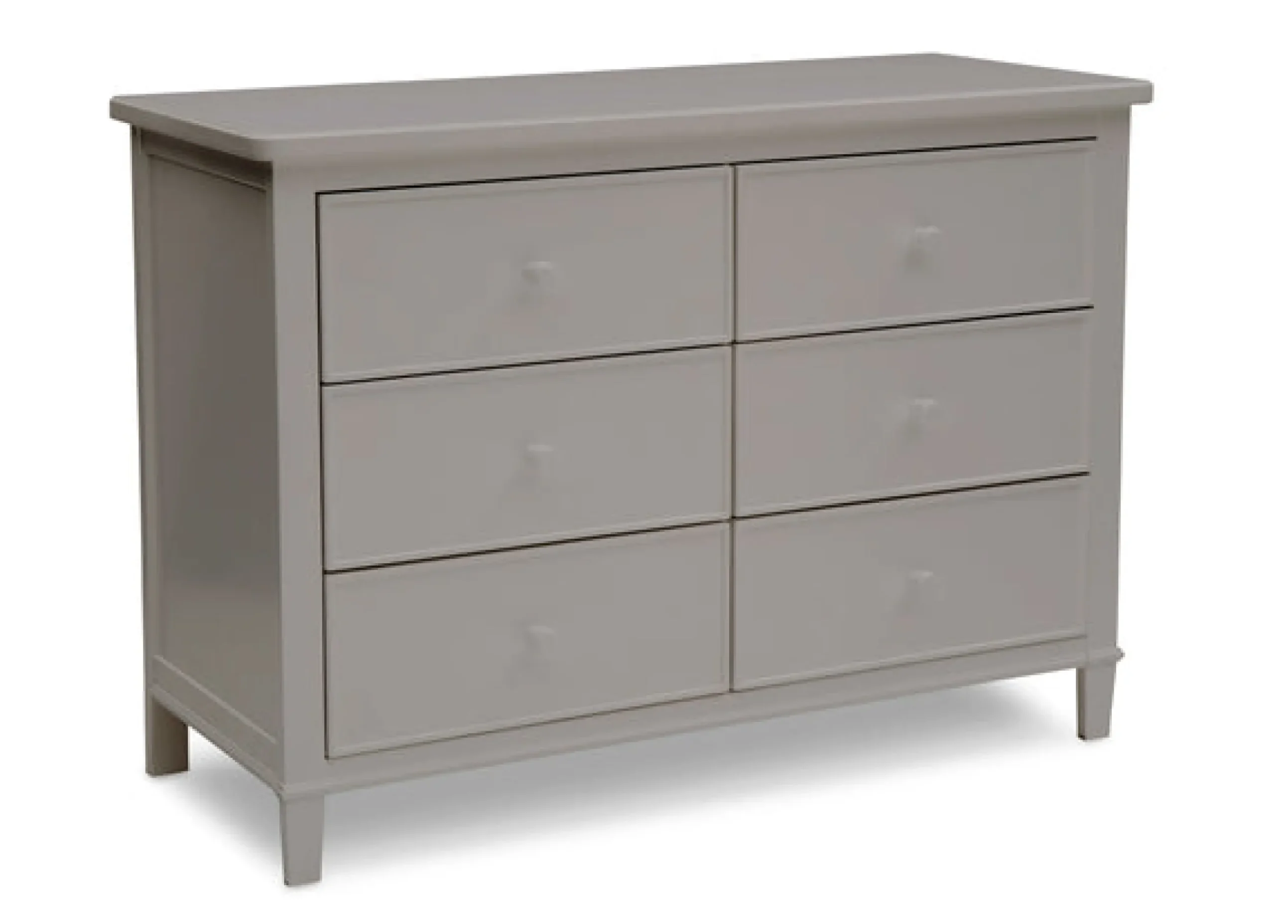 Dressers & Changing Tables|Dressers*Delta Children Haven 6 Drawer Dresser with Interlocking Drawers Grey (026)