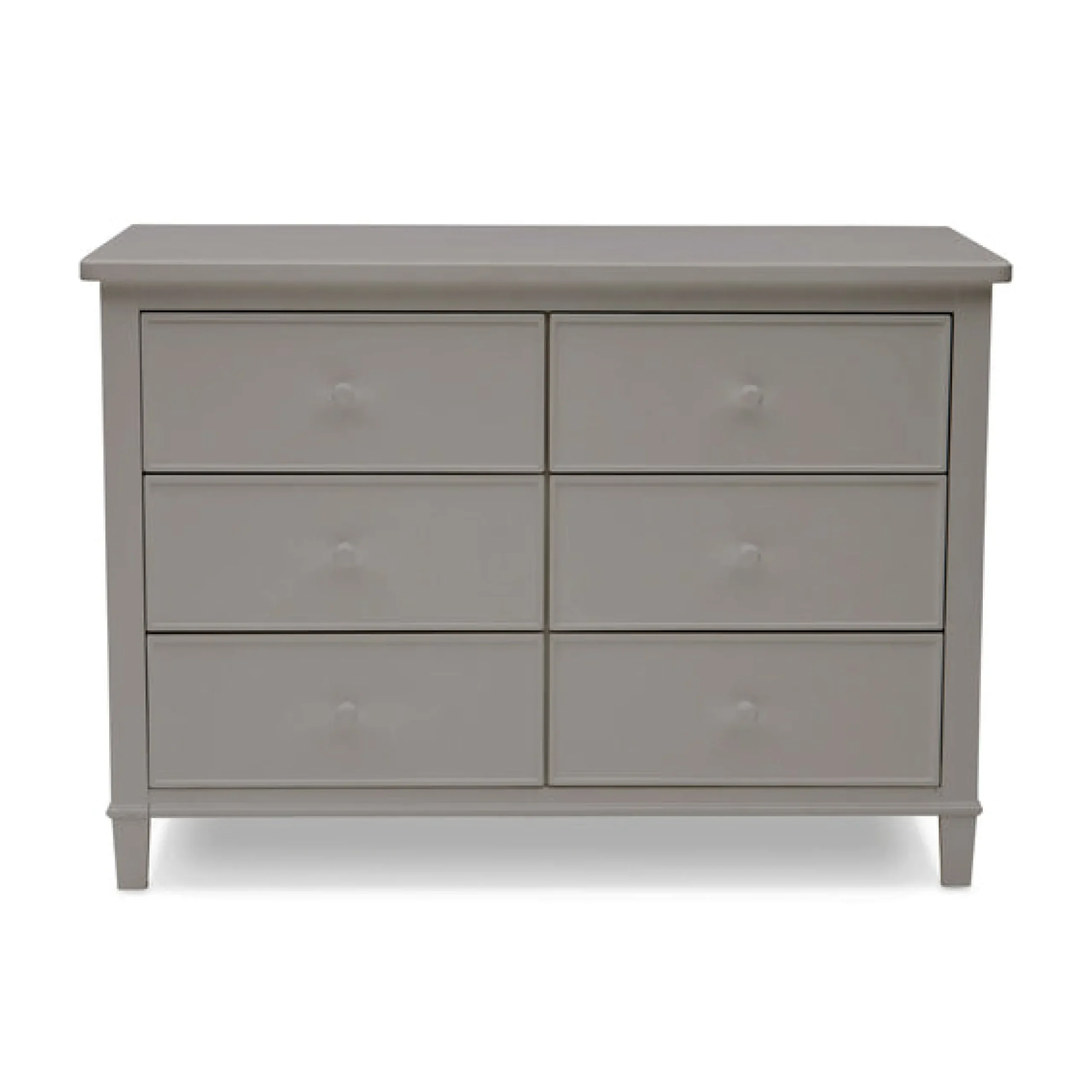 Dressers & Changing Tables|Dressers*Delta Children Haven 6 Drawer Dresser with Interlocking Drawers Grey (026)