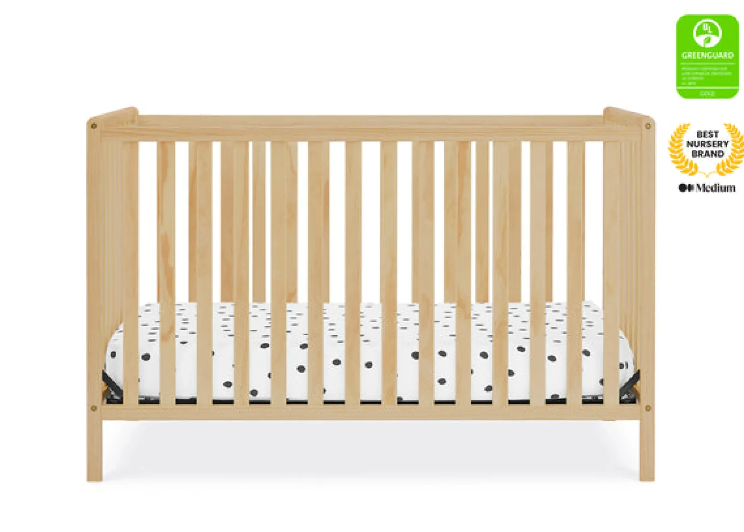 Baby Cribs*Delta Children Heartland 4-in-1 Convertible Crib Natural (746)