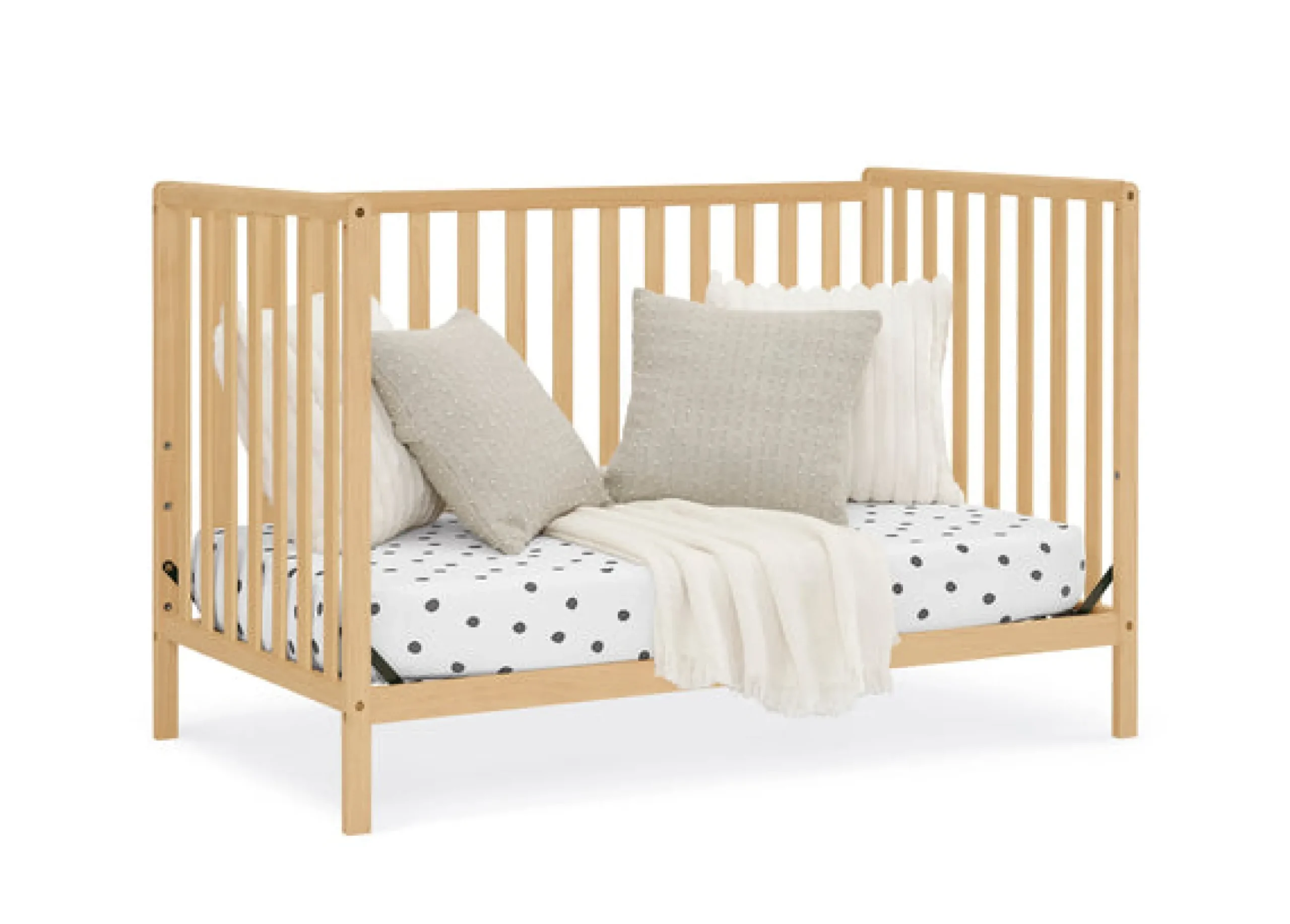 Baby Cribs*Delta Children Heartland 4-in-1 Convertible Crib Natural (746)