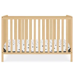 Baby Cribs*Delta Children Heartland 4-in-1 Convertible Crib Natural (746)