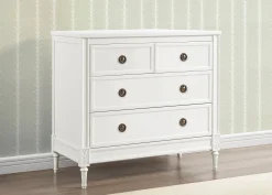 Dressers & Changing Tables|Dressers*Delta Children Heritage 4 Drawer Dresser with Changing Top and Interlocking Drawers