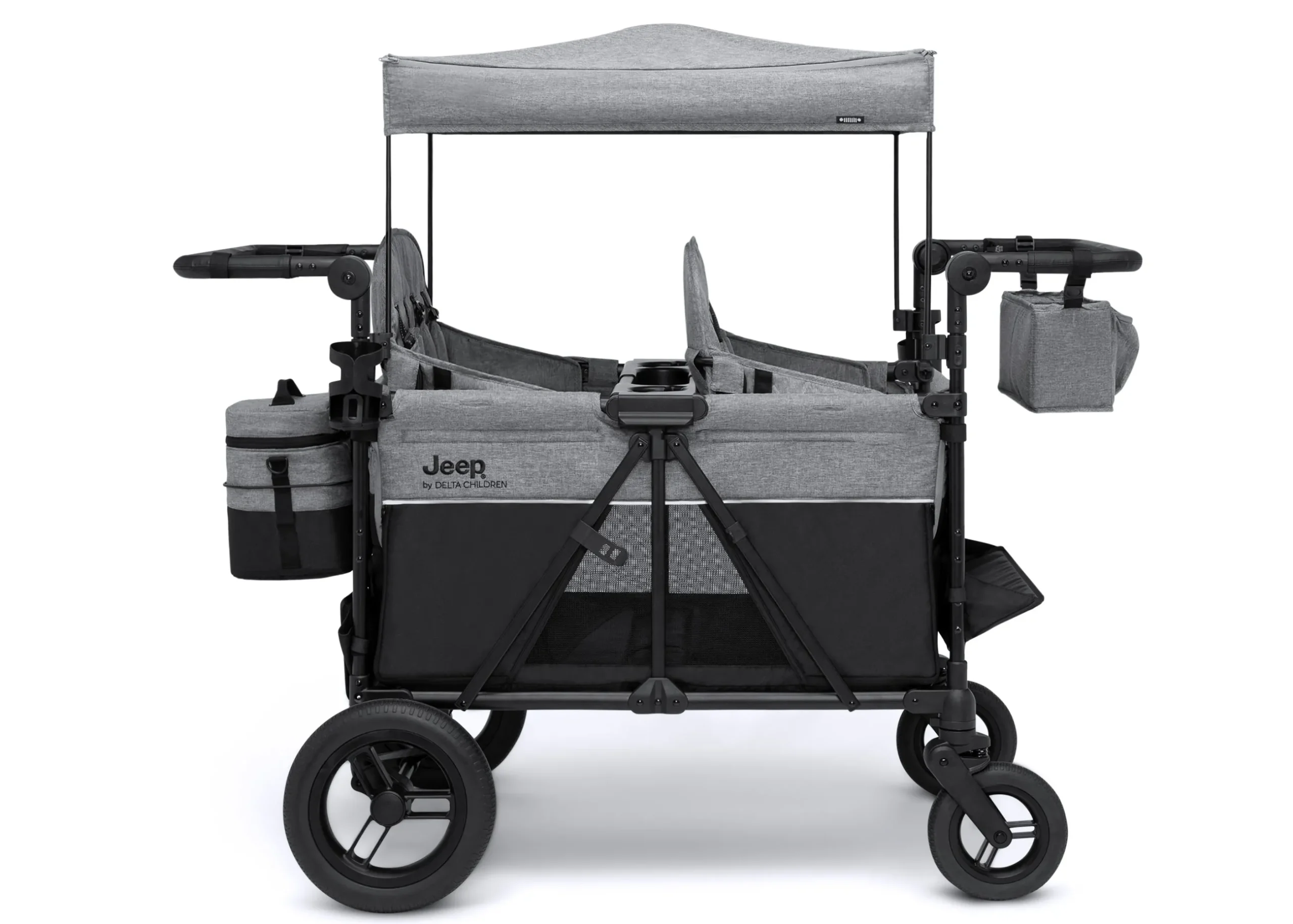 Wagons*Jeep Wrangler Deluxe 4 Seater Stroller Wagon with Cooler Bag