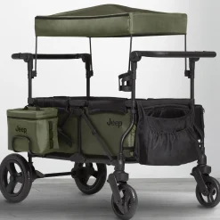 Wagons*Jeep Wrangler Deluxe Stroller Wagon with Cooler Bag
