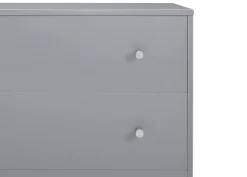 Dressers & Changing Tables|Dressers*Delta Children Jordan 3 Drawer Dresser Grey with Natural (1359)