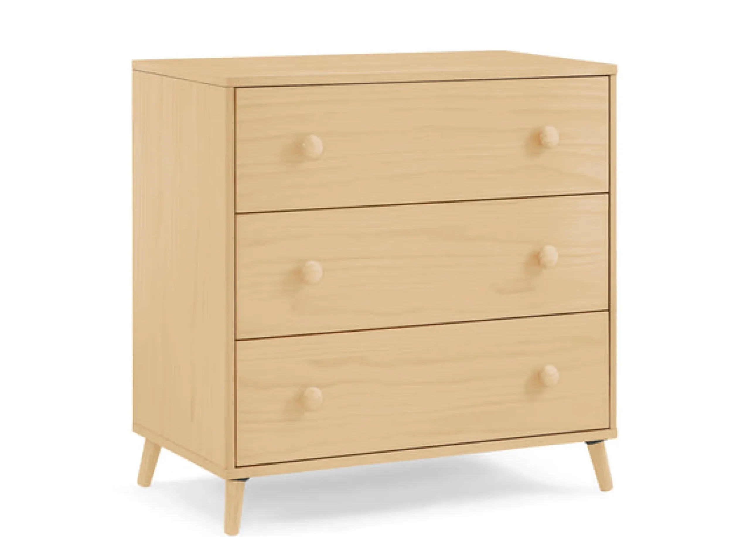 Dressers & Changing Tables|Dressers*Delta Children Jordan 3 Drawer Dresser with Interlocking Drawers Natural (746)