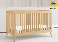 Baby Cribs*Delta Children Jordan 4-in-1 Convertible Crib Natural (746)