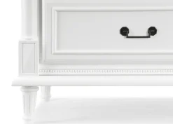 Dressers & Changing Tables|Dressers*Simmons Kids Juliette 6 Drawer Dresser with Changing Top and Interlocking Drawers Bianca White (130)