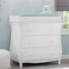 Dressers & Changing Tables|Dressers*Delta Children Lancaster 3 Drawer Dresser with Changing Top and Interlocking Drawers