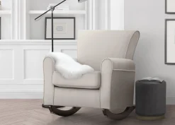 Gliders & Recliners*Delta Children Lancaster Rocking Chair featuring LiveSmart Fabric by Culp