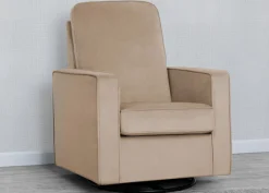 Gliders & Recliners*Delta Children Landry Nursery Glider Swivel Rocker Chair Biscotti Beige (715)
