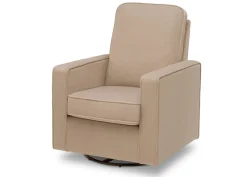 Gliders & Recliners*Delta Children Landry Nursery Glider Swivel Rocker Chair Biscotti Beige (715)