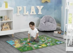 Nursery Accessories|Kids Accessories*Delta Children Large Road Map Activity Rug for Girls and Boys - 54-inch L x 39-inch W