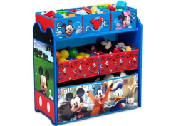 Toy Storage & Bookcases|Shop By Character*Delta Children Mickey Mouse 6 Bin Design and Store Toy Organizer