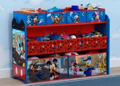 Toy Storage & Bookcases|Shop By Character*Delta Children Mickey Mouse Deluxe 9 Bin Design and Store Toy Organizer